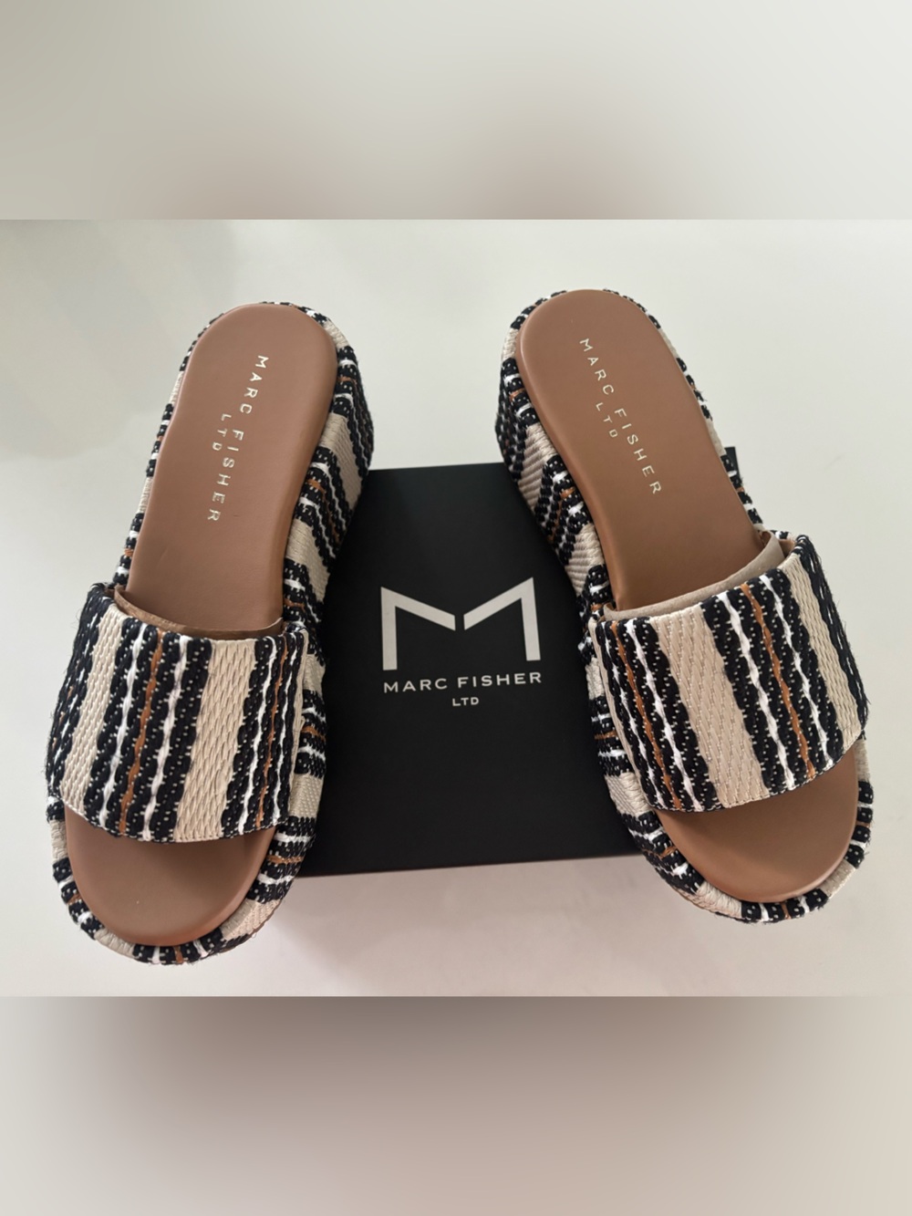 Brand New Marc Fisher Daylin3 Platform Sandal